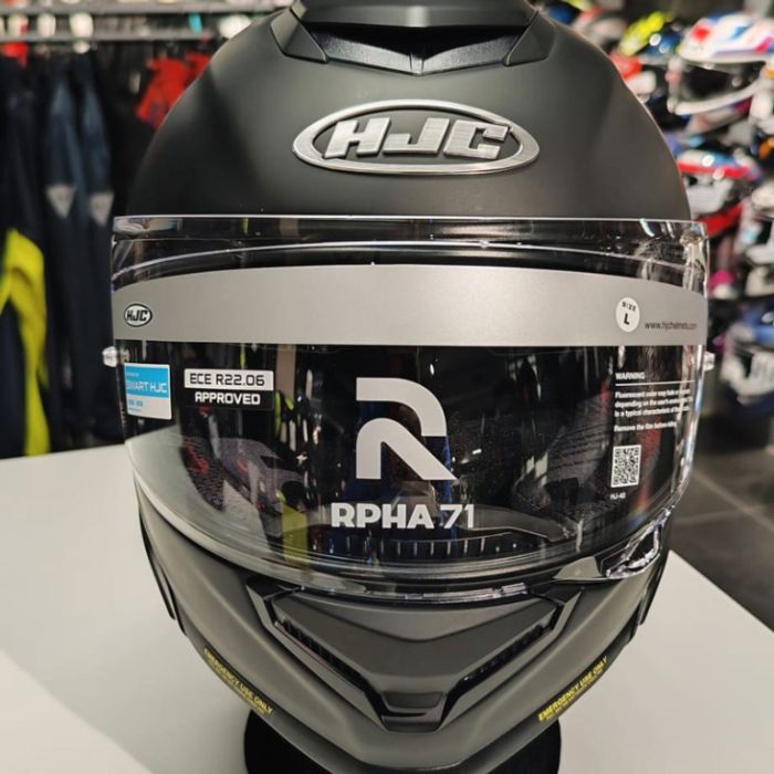 Шлем интеграл HJC RPHA71 MATTE BLACK