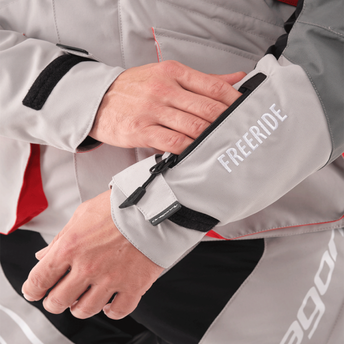Куртка Эндуро Dragonfly Freeride Grey-Red 2020