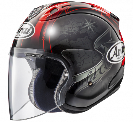 Открытый шлем Arai SZ-R Vas Harada Tour Black