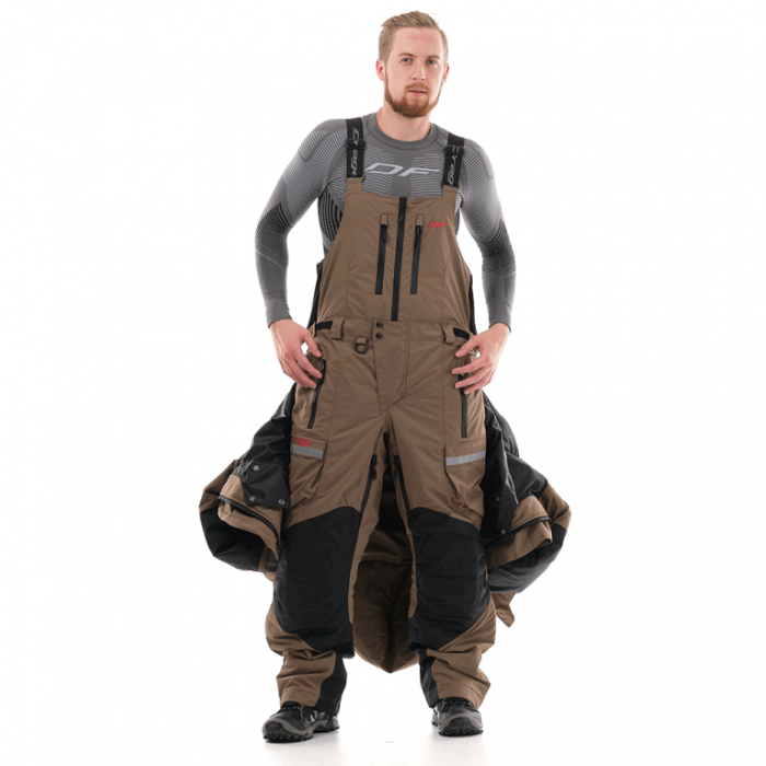 Снегоходные штаны Dragonfly Expedition Brown-Red 2020