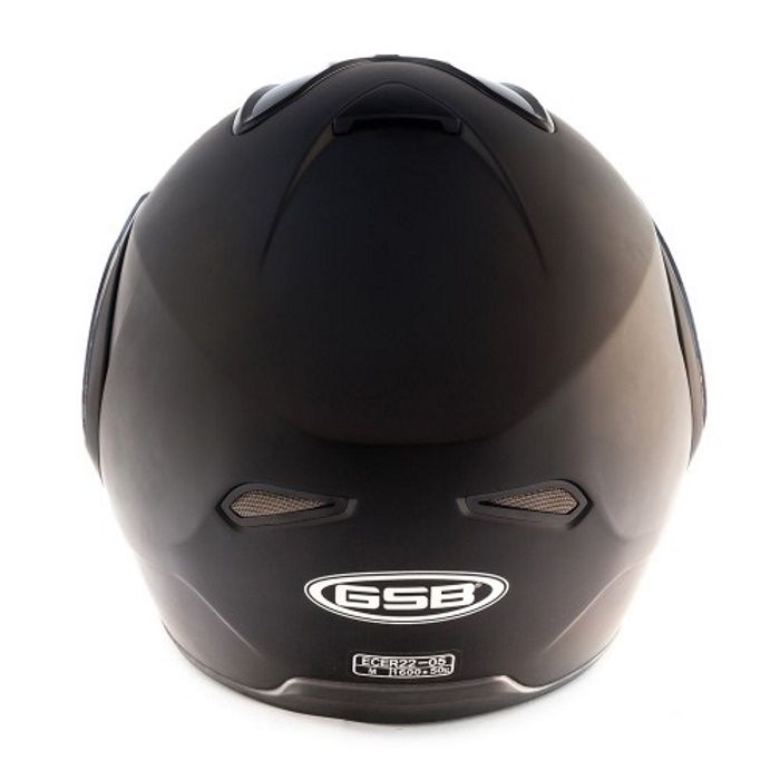 Шлем модуляр с солнцезащитными очками GSB G-339 Black Matt
