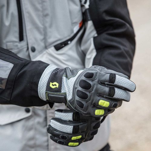 Перчатки SCOTT Sport ADV dark grey/lime green