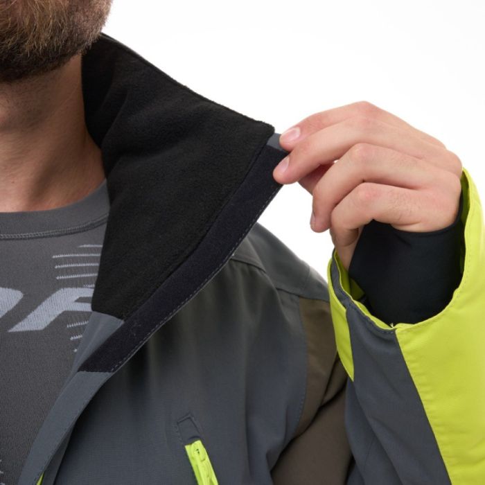 Снегоходный комбинезон Dragonfly Extreme 2.0 Man Grey - Brown - Lime Утепленный (100)