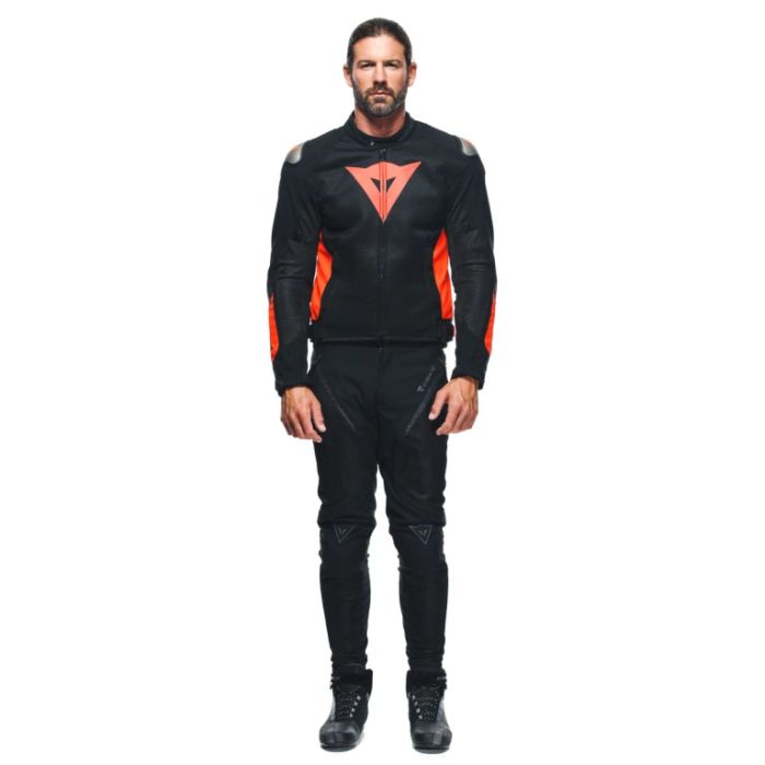 Куртка текстильная Dainese Energyca Air Black/Fluo-Red