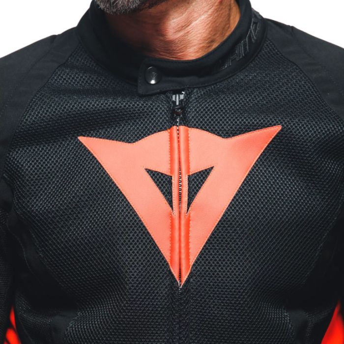 Куртка текстильная Dainese Energyca Air Black/Fluo-Red