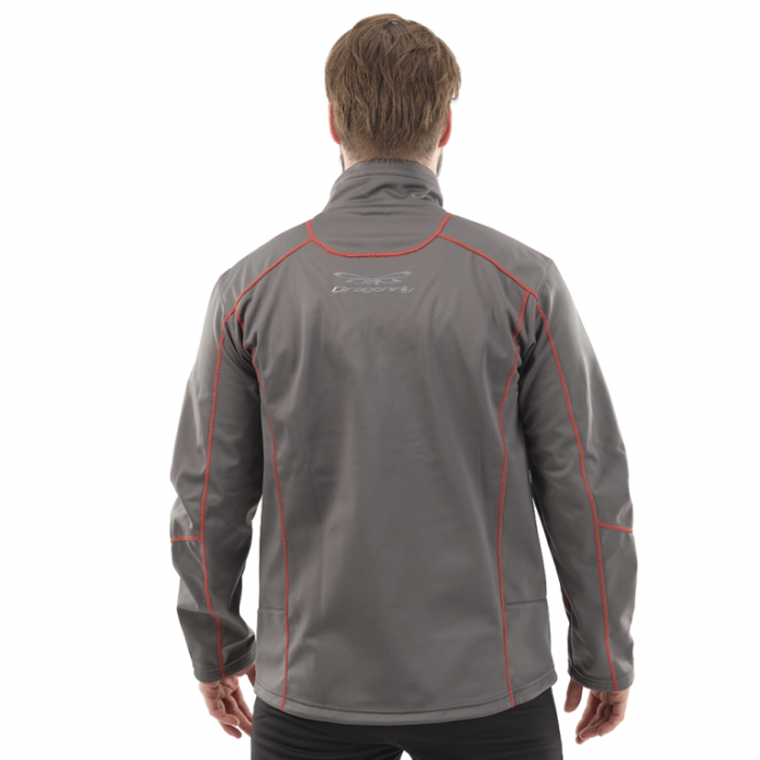 Куртка Dragonfly Explorer Grey-Red мужская Softshell