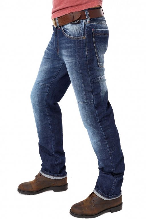 Мотоджинсы Starks Spider Stretch Warp, синий
