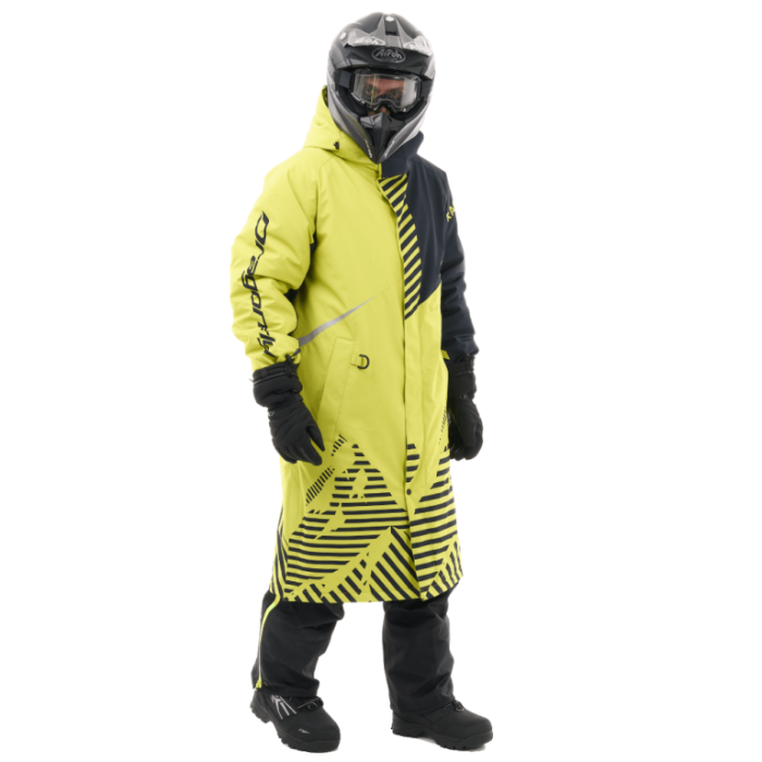 Плащ зимний Dragonfly RACE COAT Man Lime-Black 2025