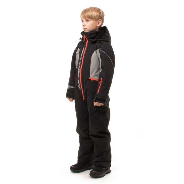 Зимний детский комбинезон Dragonfly Junior Gravity 2023 Black-Gray