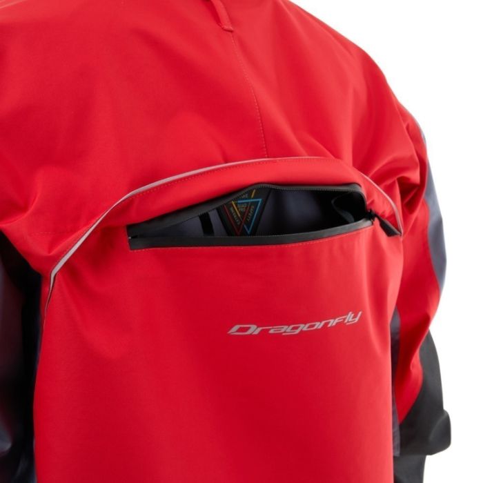 Мембранная куртка Dragonfly QUAD PRO Red - Grey 2024