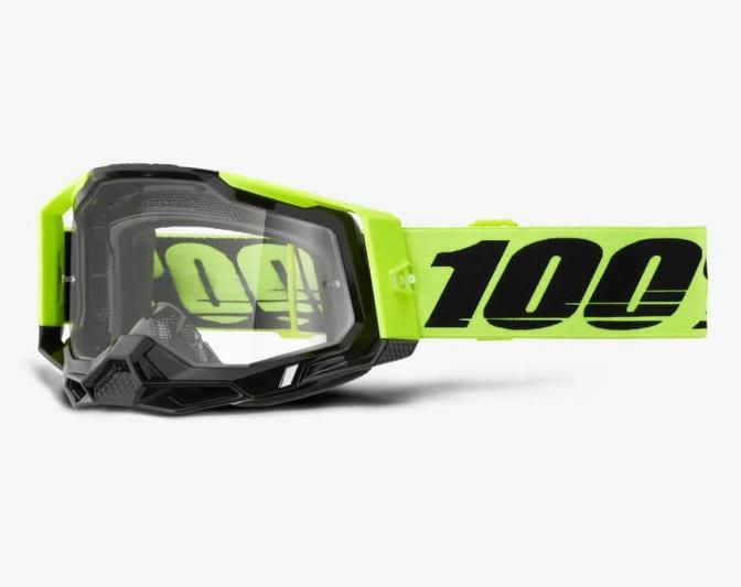 Очки 100% Racecraft 2 Goggle Neon Yellow / Clear