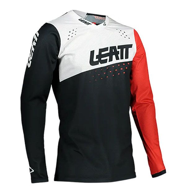 Комплект для мотокросса Replica Leatt черный/белый/красный