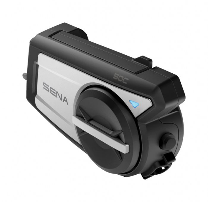 Мотогарнитура Bluetooth Sena 50C-01 с Mesh интеркомом и встроенной 4K экшн-камерой