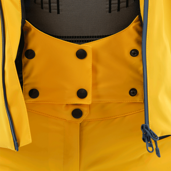 Куртка горнолыжная утепленная Dragonfly Gravity Premium Woman Yellow-Dark Ocean