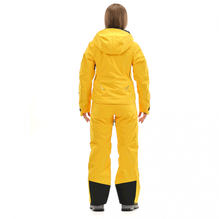 Куртка горнолыжная утепленная Dragonfly Gravity Premium Woman Yellow-Dark Ocean