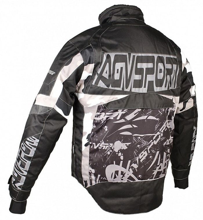 Снегоходная куртка Agvsport Taiga, черая/серая