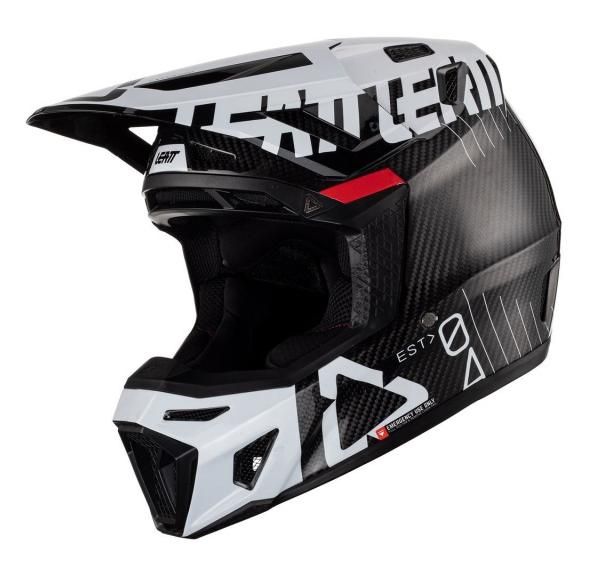 Мотошлем Leatt Moto 9.5 Carbon Helmet Kit V24 White