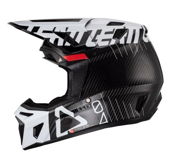 Мотошлем Leatt Moto 9.5 Carbon Helmet Kit V24 White