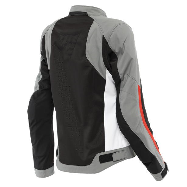 Куртка жен. DAINESE HYDRA FLUX 2 AIR LADY D-DRY BLACK/CHARCOAL-GRAY/LAVA-RED