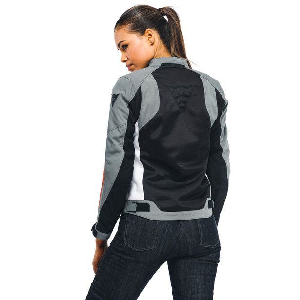 Куртка жен. DAINESE HYDRA FLUX 2 AIR LADY D-DRY BLACK/CHARCOAL-GRAY/LAVA-RED