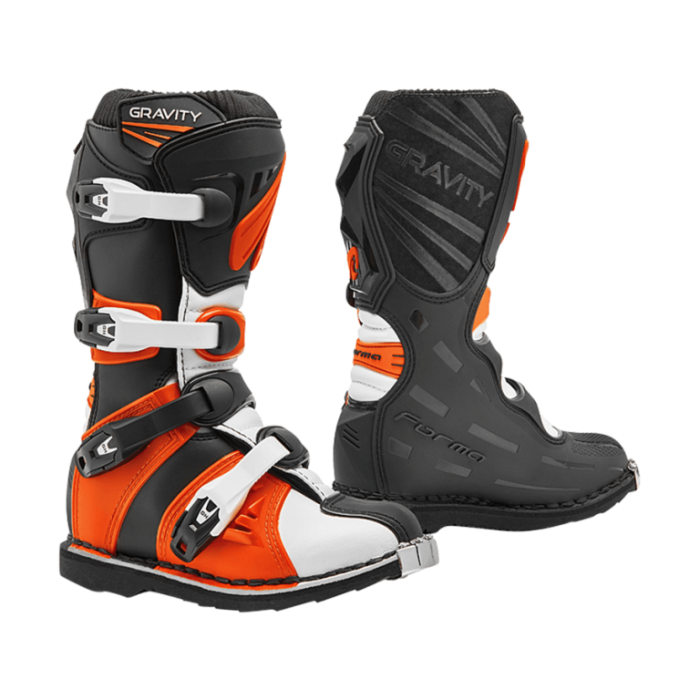 Кроссовые мотоботы детские Forma Gravity, Black/Orange