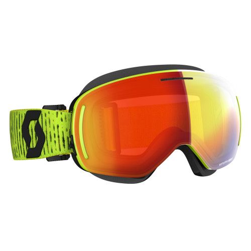 Очки SCOTT LCG Evo Snowcross black yellow enhancer red chrome
