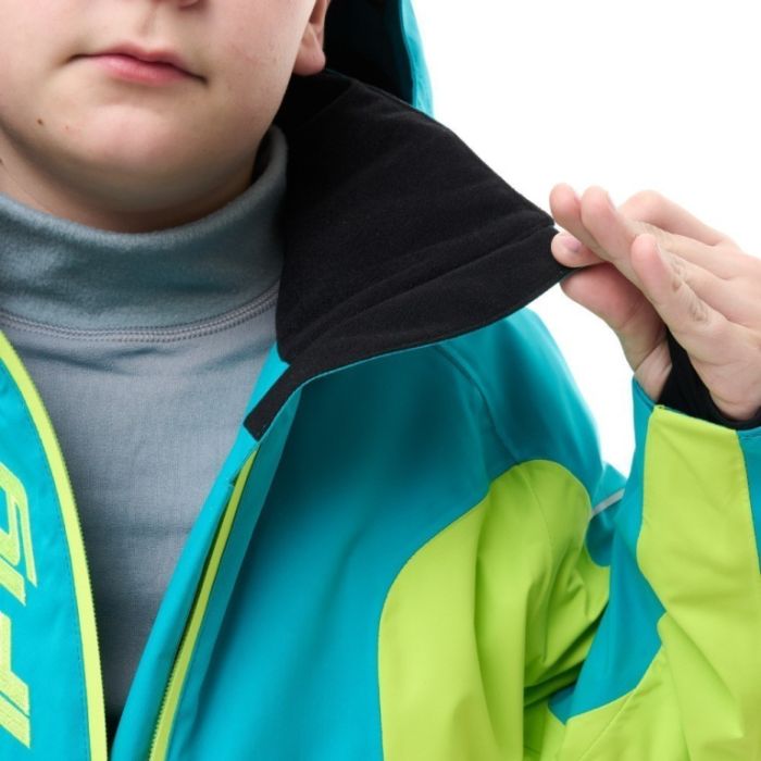 Зимний утепленный комбинезон Dragonfly GRAVITY Teenager Dark Green - Lime
