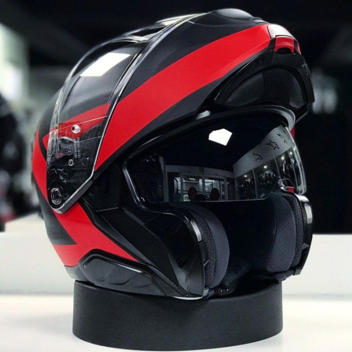 Мотошлем модуляр HJC RPHA91 ABBES MC1SF