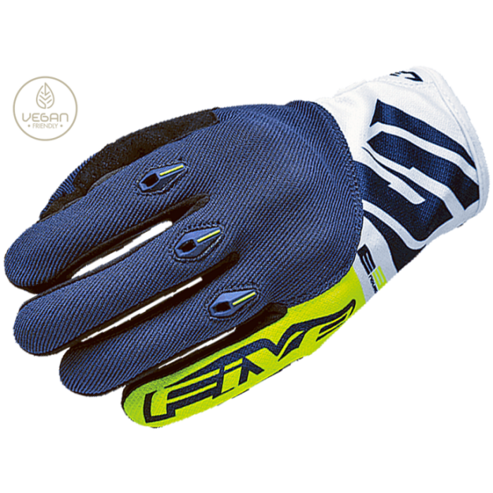 Мотоперчатки Five E3 Evo Fluo Yellow-Blue