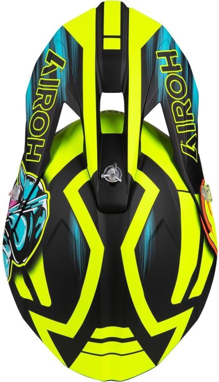 Мотошлем Airoh Wraaap Cyber yellow matt