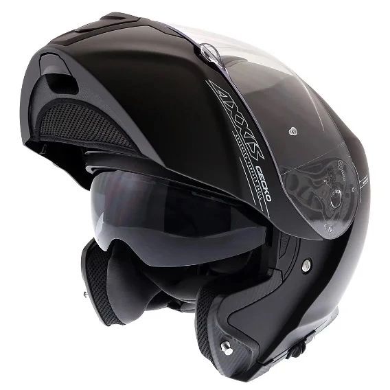 Шлем модуляр AXXIS FU403 SV Gecko SV Solid черный матовый