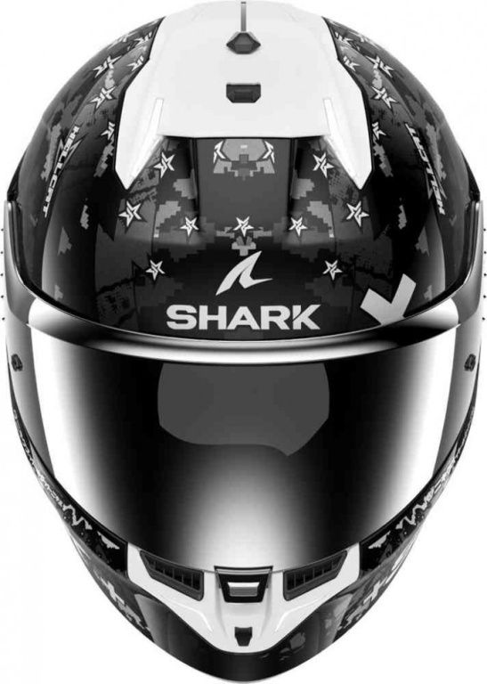 Мотошлем Shark Skwal I3 Hellcat Черный/Белый