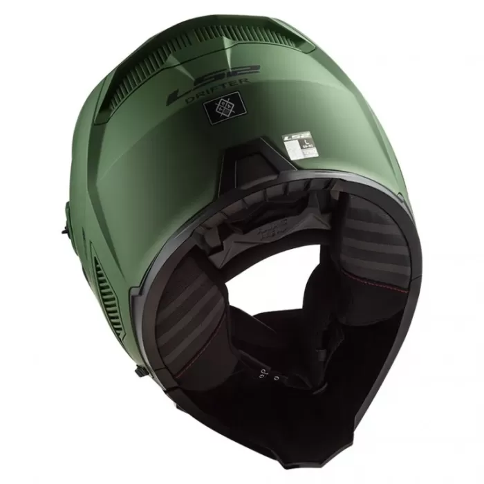 Мотошлем LS2 OF606 DRIFTER Solid, матовый зеленый