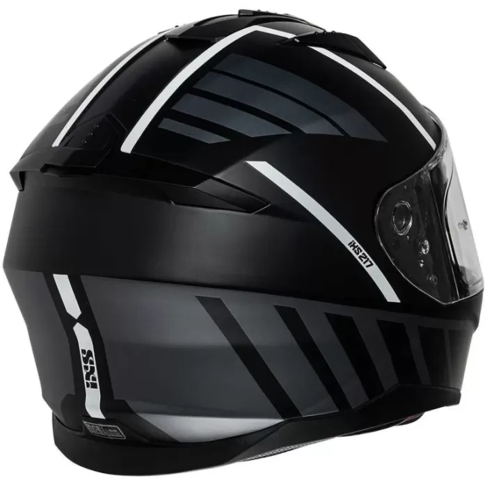 Мотошлем IXS iXS217 2.0 черный/белый