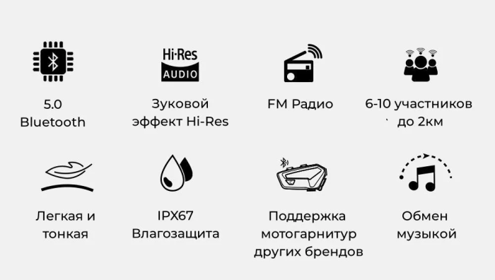 Bluetooth гарнитура FreedConn FX универсальная