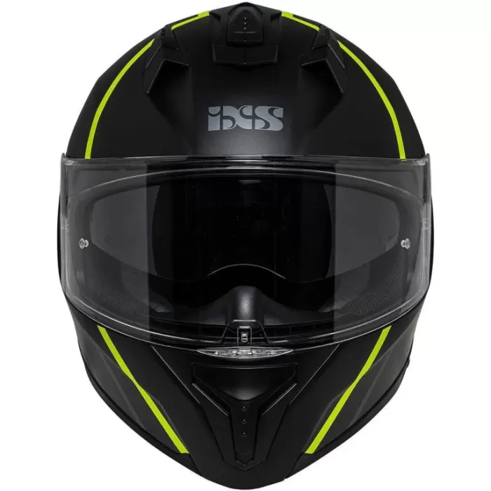 Мотошлем IXS iXS217 2.0 черный/желтый