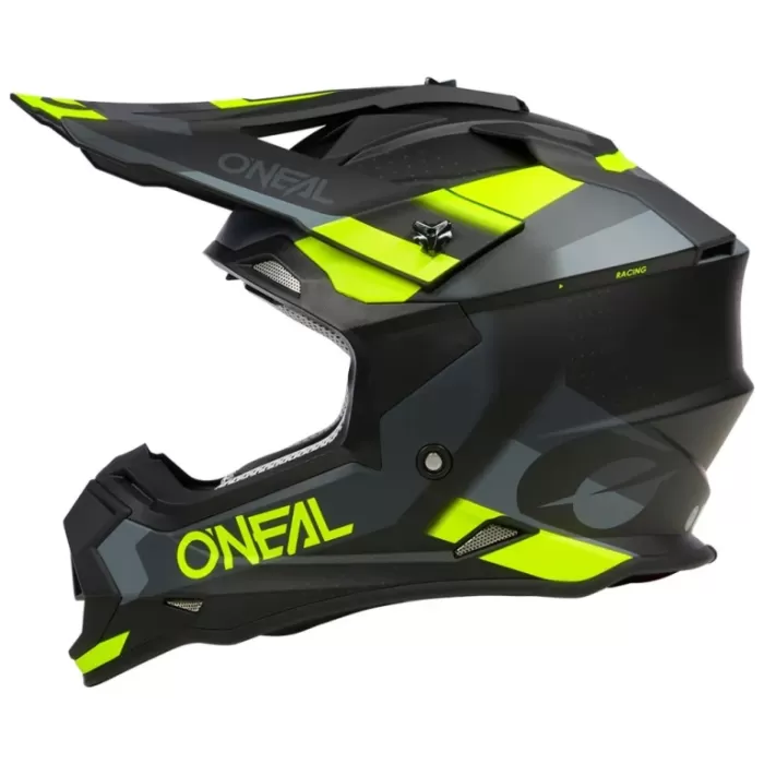 Шлем кроссовый O'NEAL 2Series Spyde V.23 серый/желтый