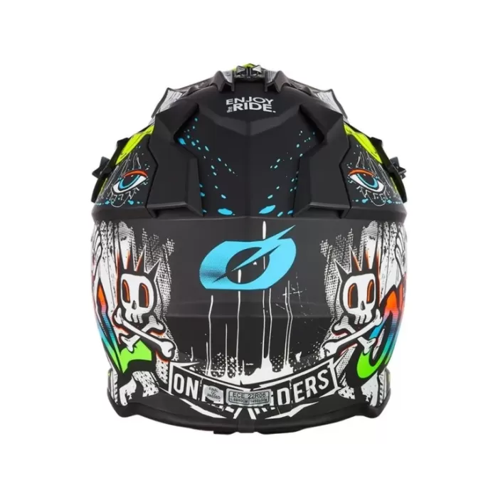 Шлем кроссовый O'NEAL 2Series Rancid V.24 черный/белый