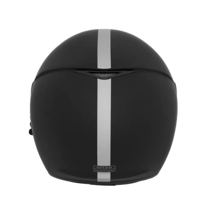 Шлем Beon B-117 Jet Mat Black/grey