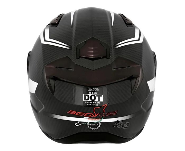 Мотошлем Beon B-500 Carbon Carbon/Black/White