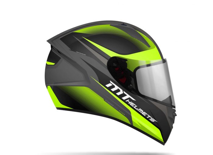 Шлем интеграл MT Helmets Stinger Divided C4 Gloss Fluor Yellow