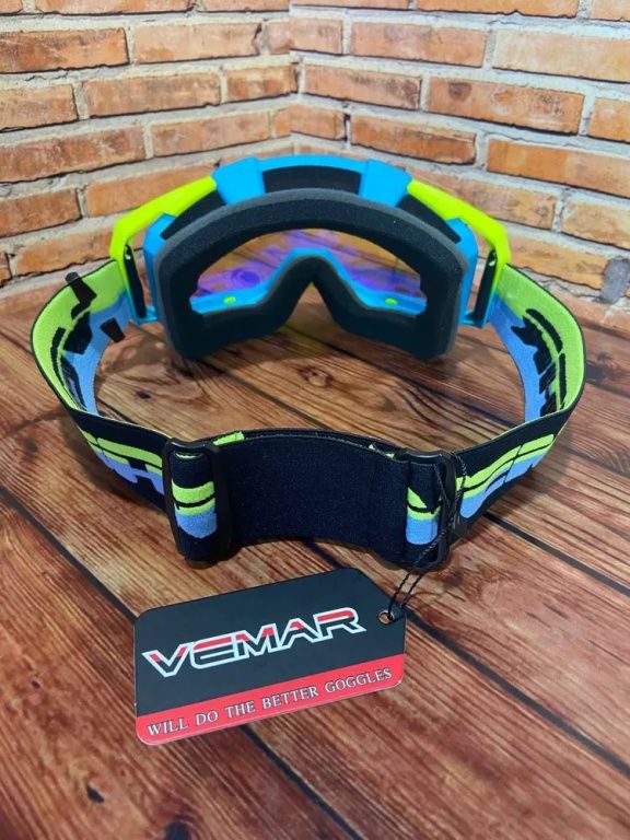 Маска кросс Scout Vemar MJ-1024-1 сине-желтая