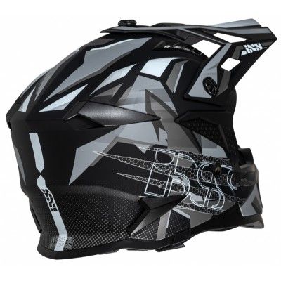 Шлем кроссовый IXS iXS363 2.0 черно-серый