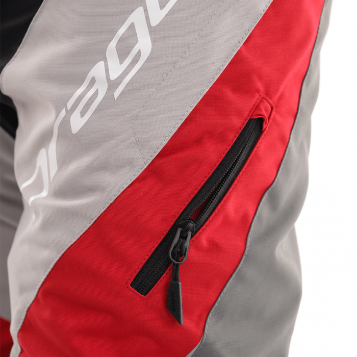 Штаны Эндуро Dragonfly Freeride Grey-Red 2020