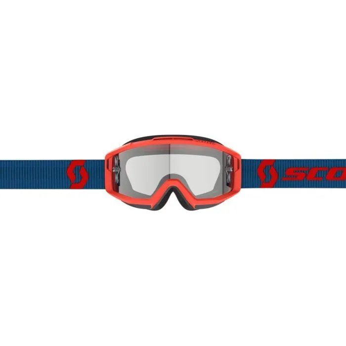 Очки Scott Split OTG dark blue/neon red/clear works