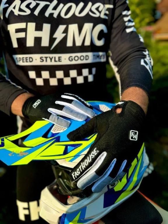 Перчатки Fasthouse Speed Style Black Grey