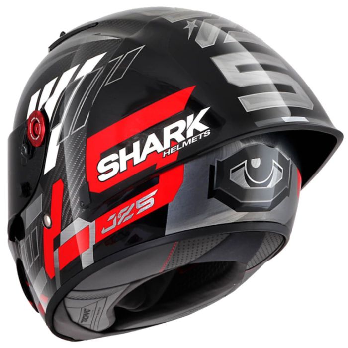 Шлем интеграл Shark RACE-R PRO GP 06 REPLICA ZARCO WINTER TEST Black/Chrome/Red