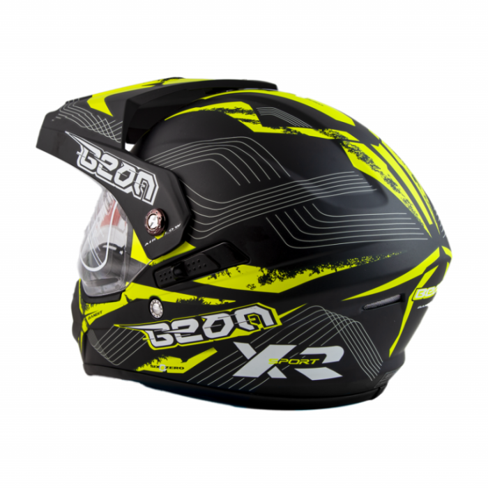 Шлем Beon B-600 Mat Black/yellow