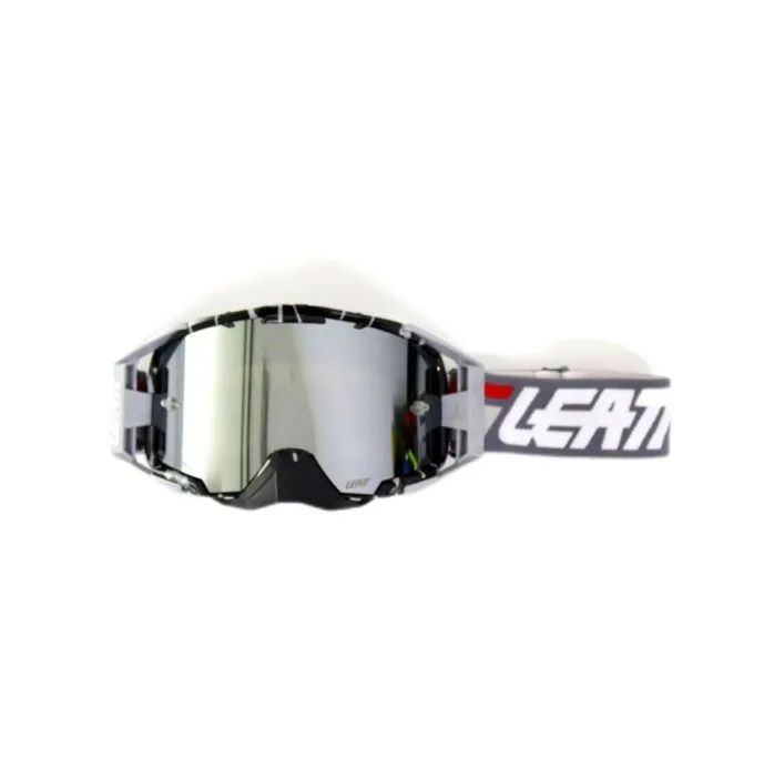 Маска Leatt Replica Velocity 6.5 Black-Grey Stripe silver lens