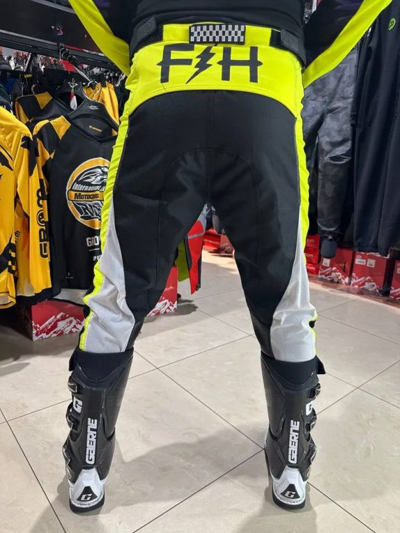 Брюки кроссовые Fasthouse Grindhouse Pant Yellow-Violent